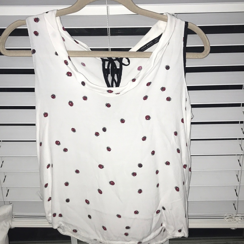 Zara Ladybug Blouse